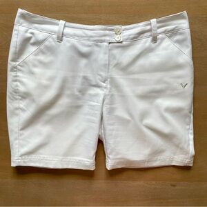Callaway White Golf Shorts